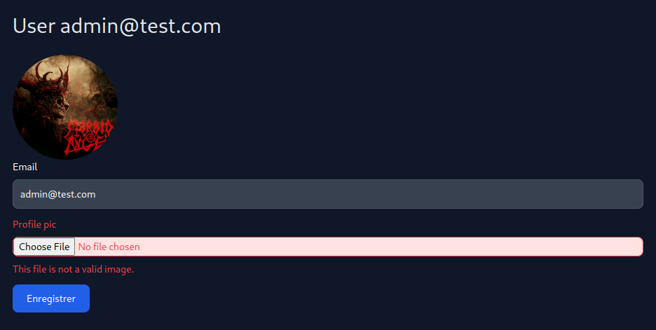 Form success Form error